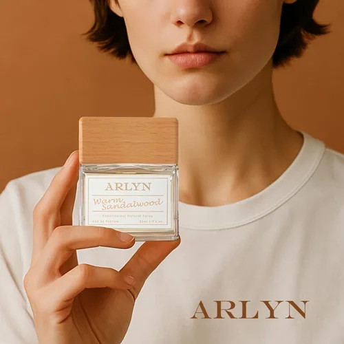 Vista 4 de ARLYN - Eau De Parfum de sándalo cálido inspirado en San.t.al 33, perfume de larga duración para hombres y mujeres, vegano y respetuoso con el medio
