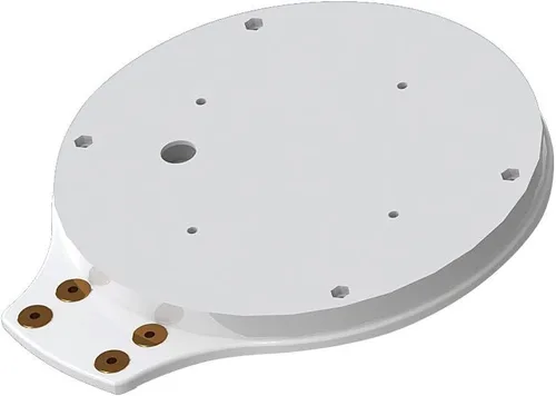 Vista 21 de Negro - Placa modular para soportes que terminan en M1 o M2 para adaptarse a cámaras térmicas FLIR M o Ray T Series Sin
