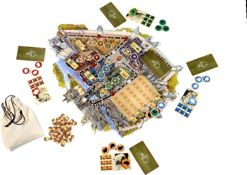 Vista 5 de Juego de mesa The Court of Miracles - Rise from Rags to Riches in the Beggar's Guild! Juego de estrategia para niños y adultos, a partir de 10 años
