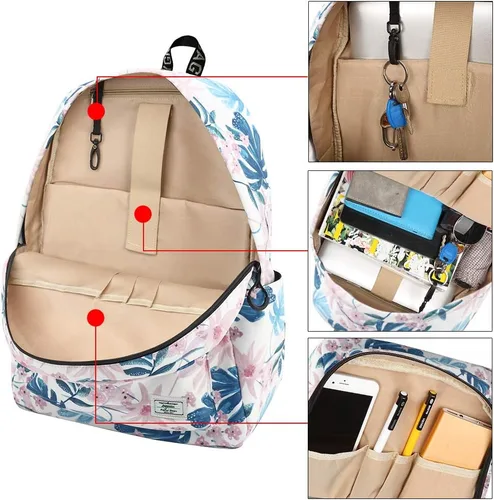 Vista 65 de Mygreen - Mochila escolar con bonitos diseños para niños y niñas, 11.5 x 15.7 x 5.1 pulgadas