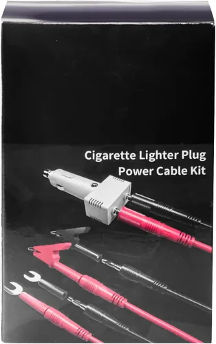 Vista 7 de Goupchn Enchufe de encendedor de cigarrillos macho a doble hembra de 0.157 in hembra adaptador de cargador de coche 12V 10A con cables