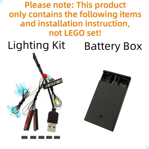 Vista 3 de GEAMENT Kit de luces LED compatible con Lego Horizon Forbidden West:Tallneck - Juego de iluminación para modelo de construcción 76989