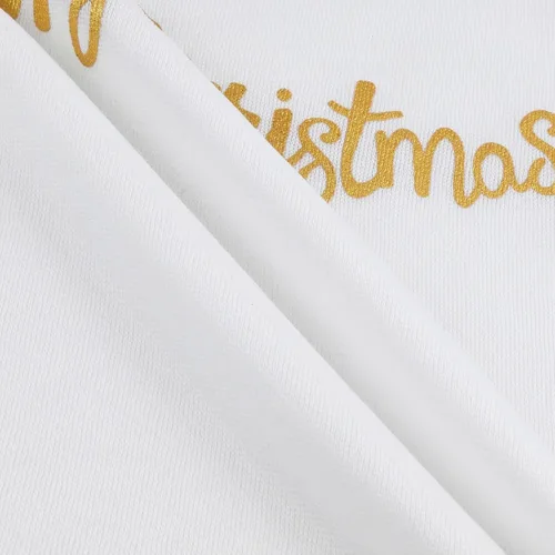 Vista 2 de Sudadera con capucha de Navidad para mujer, con estampado gráfico, sudadera holgada de manga larga con bolsillos