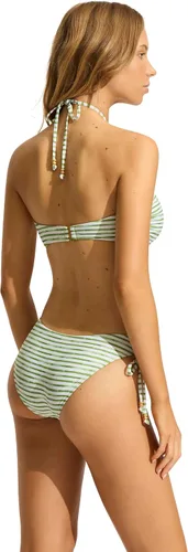 Vista 3 de Seafolly Traje de baño de bikini hipster con lazo lateral para mujer