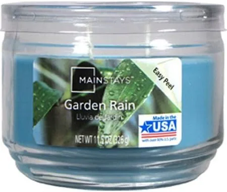 Vista 2 de Mainstay Vela perfumada de 11.5 onzas, paquete de 4 unidades de Garden Rain