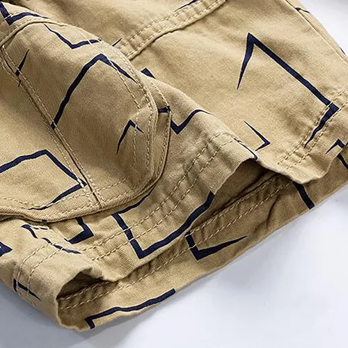 Vista 3 de Men Cargo Shorts Classic Fit Lightweight Ripstop Pants Tactical Outdoor Work Short Trousers with Multi Pocket