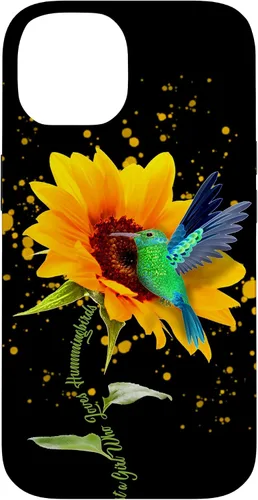 Vista 4 de Just a Girl who Love Hummingbirds Sunflower Bird Cute Flower Case for iPhone 17