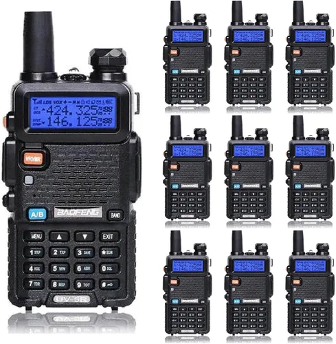 Vista 10 de Baofeng UV-5RE Plus 8W Radios de doble banda de 2 vías de largo alcance