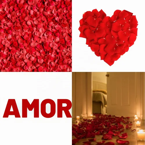Vista 7 de Globos de San Valentín para Decoración del Día de San Valentín Globos con "I Love You" y Globos de Corazón Kit con 1000 Piezas de Pétalos de Rosa