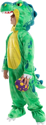 Vista 5 de Spooktacular Creations Disfraz unisex de T-Rex verde para Halloween disfraz de truco o trato talla 3T