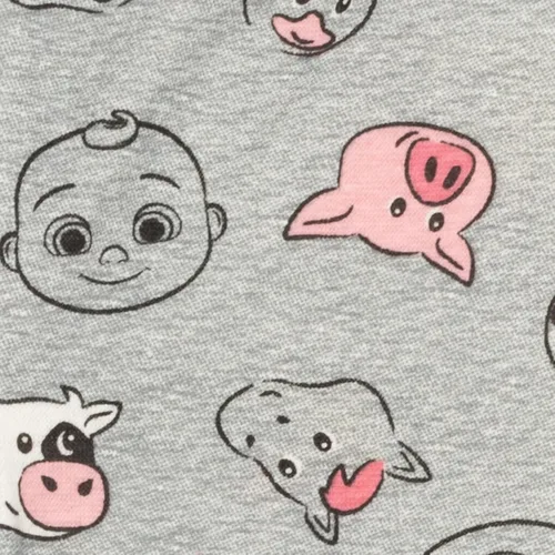 Vista 4 de CoComelon JJ - Conjunto de sudadera con capucha y pantalones de forro polar para niños pequeños