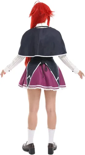 Vista 2 de Haikyuu - Conjunto de uniforme escolar para mujer, disfraz de cosplay, uniforme escolar