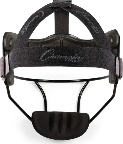 Vista 2 de Champion Sports Máscara facial de sóftbol de acero – Máscara de campo duradera para jóvenes y adultos, protección para jugar en interiores