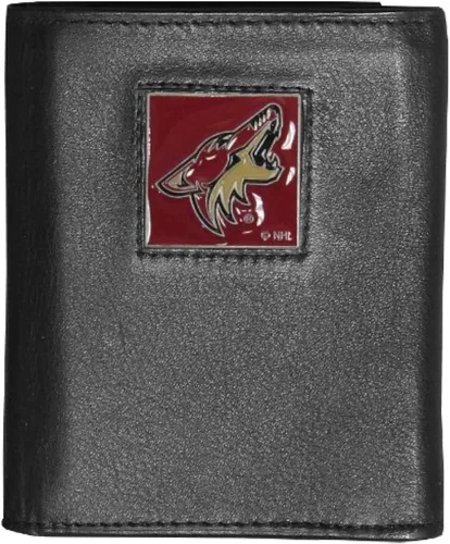 Vista 12 de Siskiyou Sports NHL Executive Cartera de cuero genuino de tres pliegues