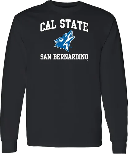 Vista 192 de NCAA oficial de College – University Team Color Arco Logo Manga Larga
