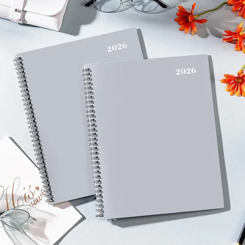 Vista 2 de Agenda mensual 2026 – Agenda 2026, enero de 2026 a diciembre de 2026, calendario mensual de 8.5 x 11 pulgadas, agenda de 12 meses con pestañas