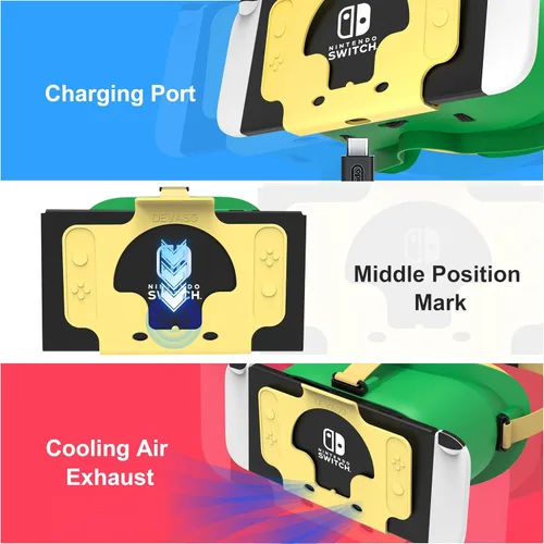 Vista 6 de DEVASO Upgraded VR Headset for Nintendo Switch & Switch OLED Model, Switch Virtual Reality Glasses with Adjustable HD Lenses and Comfortable Head