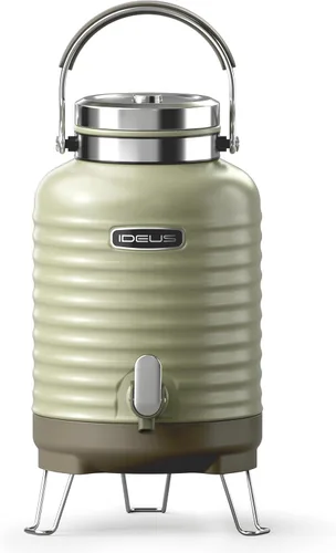 Vista 11 de IDEUS Jarra térmica para café 68oz (2,000ml), Jarra de acero inoxidable de doble pared aislada al vacío, Jarra de agua, servidor de café
