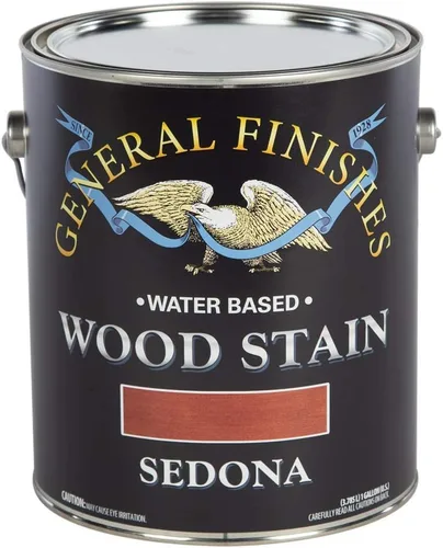 Vista 5 de General Finishes - Tinte para madera a base de agua, 1 cuarto de galón, cereza negra