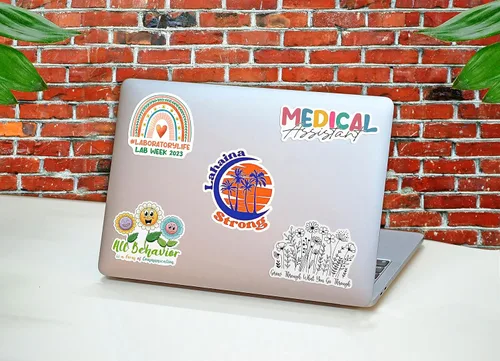 Vista 3 de Lahaina Maui Hawaii Strong Maui Lahaina Survivor - Adhesivo adhesivo para laptop, guitarra, motocicleta, bicicleta, monopatín, equipaje, teléfono