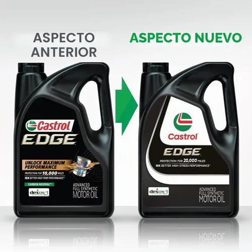 Vista 6 de Castrol EDGE 10W-30 Aceite de motor sintético completo avanzado, 5 cuartos de galón