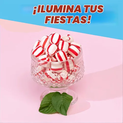 Vista 6 de Caramelos de menta suaves de menta – 2 libras aproximadamente 175 piezas – Mentas envueltas individualmente dulces de Navidad