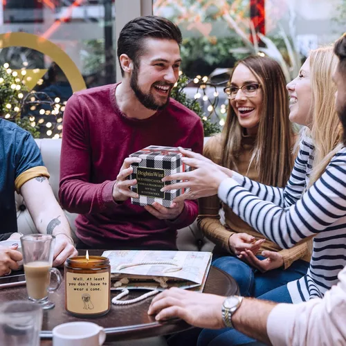 Vista 7 de Regalos para mujeres y hombres, regalo para animar después de la cirugía, al menos no tienes que llevar una vela perfumada, regalos para mujeres