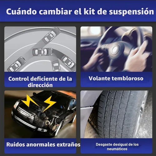 Vista 5 de Brazo de control, 14 piezas de suspensión delantera inferior kit rótulas