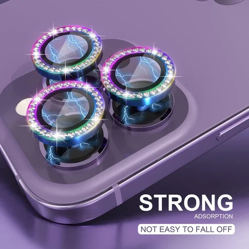 Vista 411 de Choiche Compatible para iPhone 16 Pro/iPhone 16 Pro Max Protector de Lente de Cámara, Vidrio Templado 9H Protector de Pantalla de Cubierta de Cámara