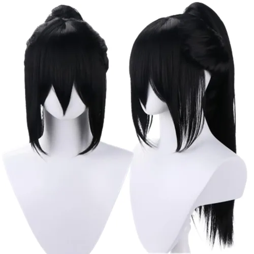 Vista 12 de Nami Lovely Rosa corto ondulado Harajuku Anime Cosplay Pelucas de pelo completo COS Props
