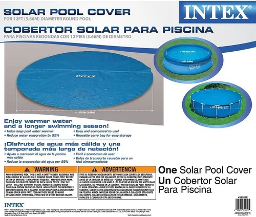 Vista 5 de Cubierta solar para piscina de 12 pies