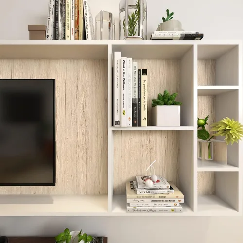 Vista 4 de Papel de contacto para despegar y pegar de grano de madera para gabinetes, vinilo decorativo impermeable