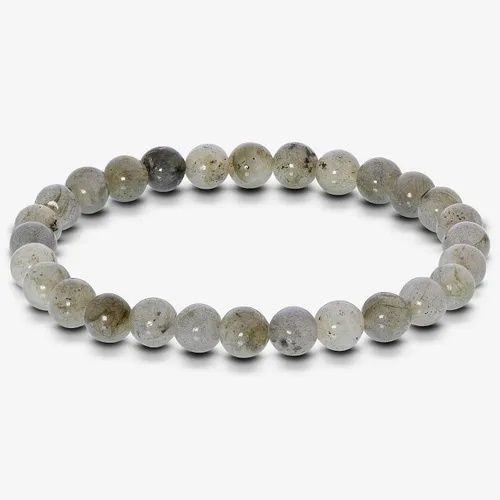 Vista 585 de Gem Avenue Handmade Round Bead Stretch Bracelet Unisex Natural Stone Beaded Jewelry for Men & Women, Elastic Wristband for Daily Wear