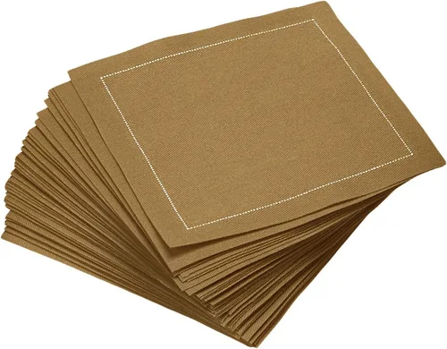 Vista 19 de Servilletas de Cinco Estrellas Servilletas de Algodón para Cóctel, Servilleta para Bebidas, Servilleta para Bar, Servilletas para Fiesta