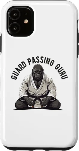 Vista 5 de iPhone 14 Brazilian Jiu Jitsu BJJ para hombres, papá, niño y mujer, funda de grappling