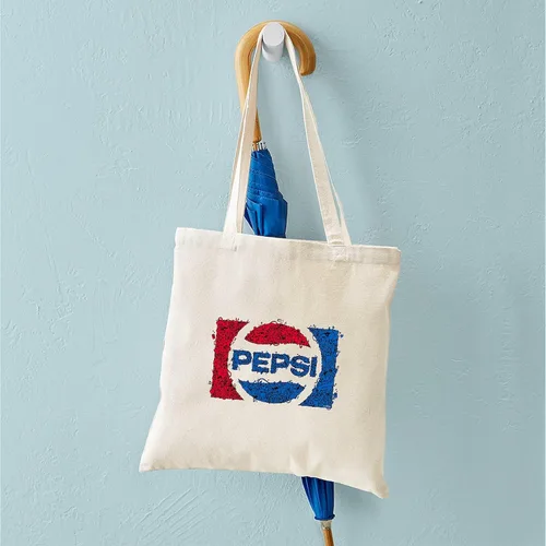 Vista 109 de CafePress Pepsi Tote Bag Bolsa de lona natural, bolsa de compras de tela, Caqui