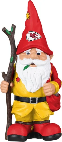 Vista 12 de FOCO NFL Team Logo Holding Stick Garden Statue Outdoor Gnome 2-Varios