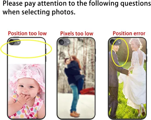 Vista 7 de Styletify Funda de teléfono personalizada para iPhone 15 Pro Max, collages de múltiples imágenes, funda de texto con foto, funda protectora a prueba