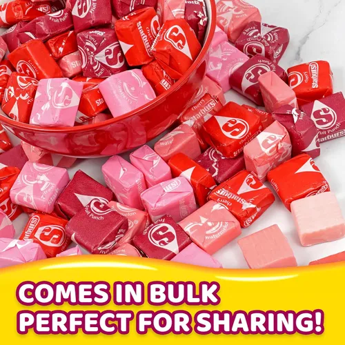 Vista 5 de Starburst FaveREDs Fruit Chews 1 libras de aproximadamente 90 piezas de dulces masticables envueltas individualmente - Dulces a granel, aperitivos