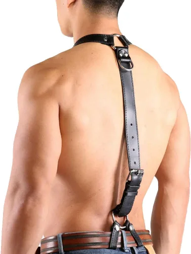 Vista 3 de Arnés para hombre ajustable en el pecho y tirantes ajustables para el hombro correas arnés