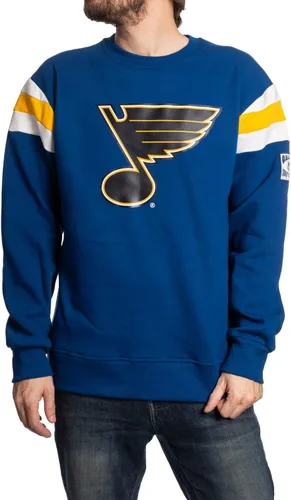 Vista 18 de Calhoun NHL Surf & Skate Varsity - Sudadera de cuello redondo para hombre, estilo retro, colección Coastal