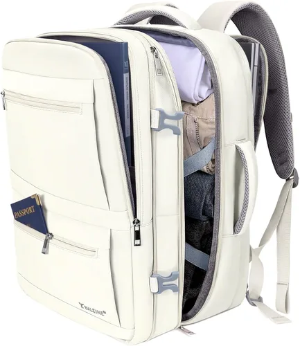 Vista 11 de BALEINE Mochila de Viaje para Mujeres y Hombres, Mochila Grande y Resistente de Equipaje de Mano para Laptop, Regalos para Negocios, Casual, Fin