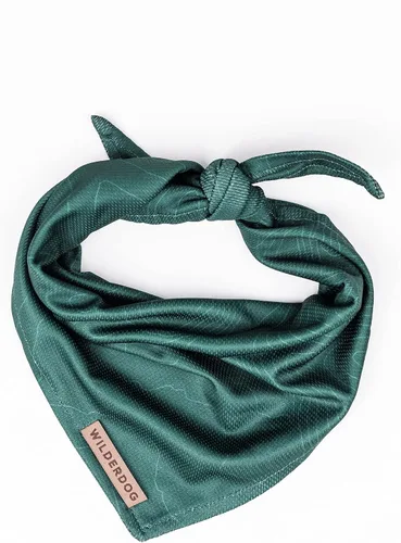Vista 35 de Wilderdog Bandana para perro con material ligero de malla de mezcla de poliéster de secado rápido en agave