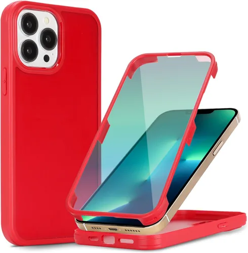 Vista 15 de Funda para iPhone 12 mini con protector de pantalla, color negro
