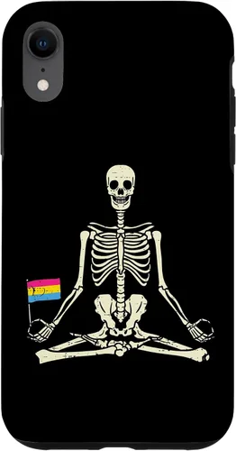 Vista 25 de Skeleton Yoga Pansexual Flag Yogi Asana Pan Pride LGBT Gift Case for iPhone 17