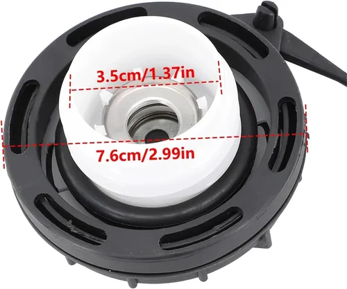 Vista 6 de Fuel Filler Screw Cap Compatible with Hyundai for Elantra 2000-2020 for I10 2007-2018 for I20 2008-2020 Gas Cap of Automobile OEM:3101038600