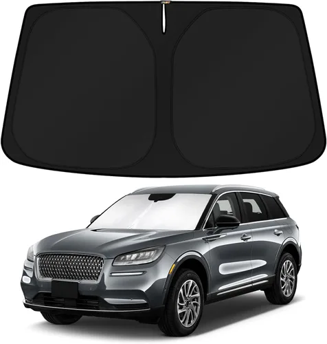 Vista 190 de KUST Parasol para parabrisas para BMW X1 F48 2016, 2017, 2018, 2019, 2020, 2021, 2022, accesorios de ajuste personalizado, parasol plegable