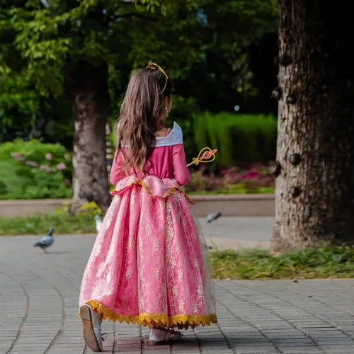 Vista 5 de MDYCW Princess Dress Up Birthday Party Fairy Costume for Toddler Girls Special Occasion Dresses Pageant Ball Gown