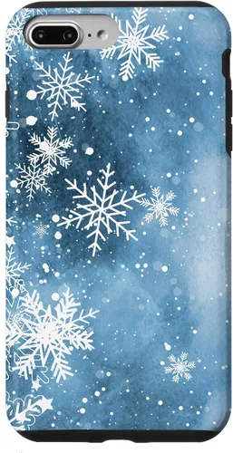 Vista 12 de Funda para iPhone 17 con diseño de copos de nieve con diseño de cristales helados