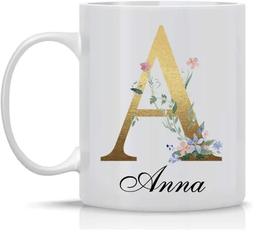 Vista 10 de InterestPrint Taza de café personalizada para papá con nombres de los niños, taza de Feliz Navidad de tus hijos pequeños favoritos, regalo